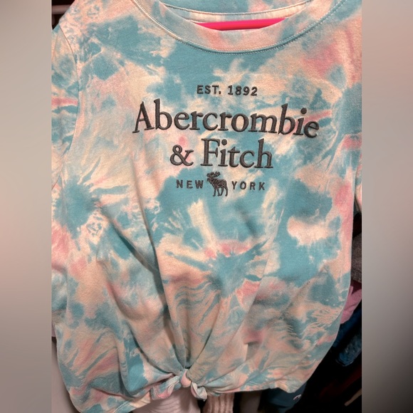 New Abercrombie & Finch girls 10/12 tye-dye shirt - Picture 2 of 7